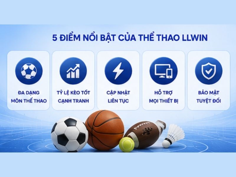 5 điểm nổi bật của Thể thao LLWIN