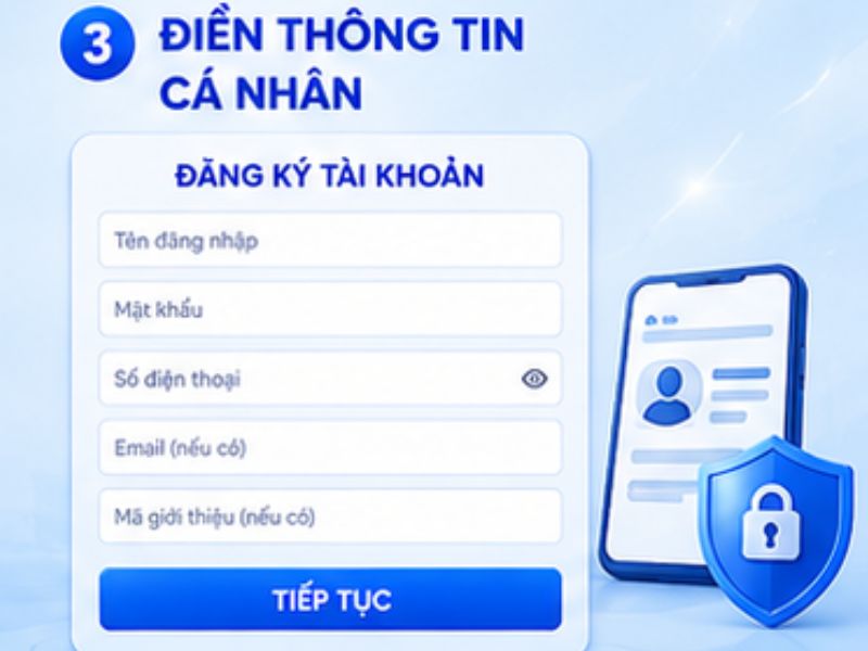 Điền thông tin cá nhân