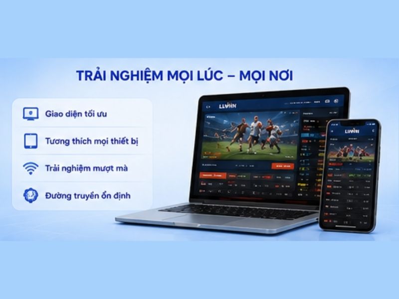 Giao diện thuận tiện trên nhiều thiết bị
