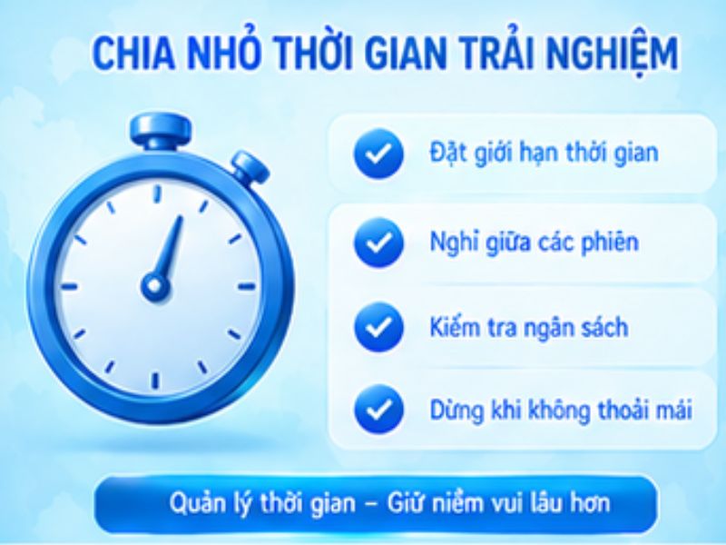 Chia nhỏ thời gian trải nghiệm