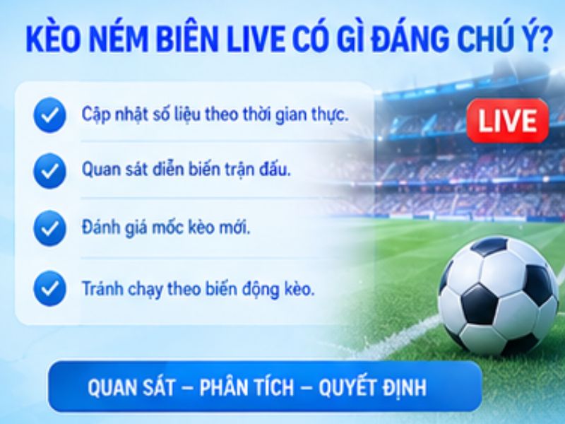Kèo ném biên live LLWIN có gì đáng chú ý