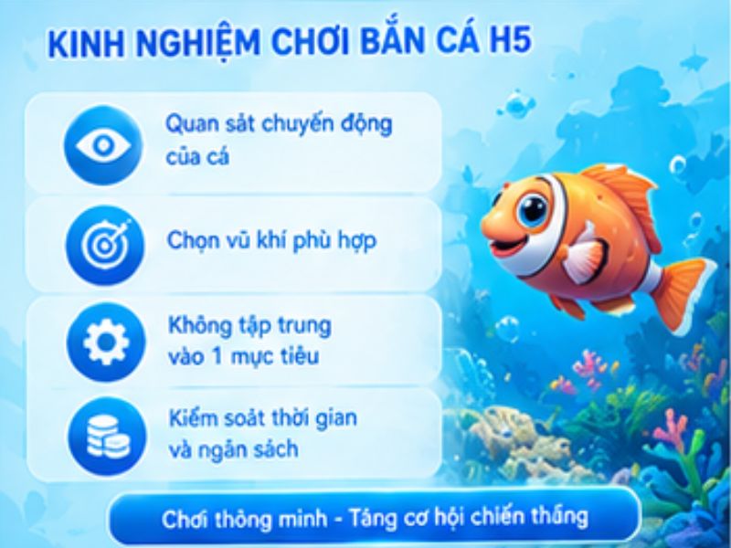Kinh nghiệm làm quen Bắn Cá H5 LLWIN