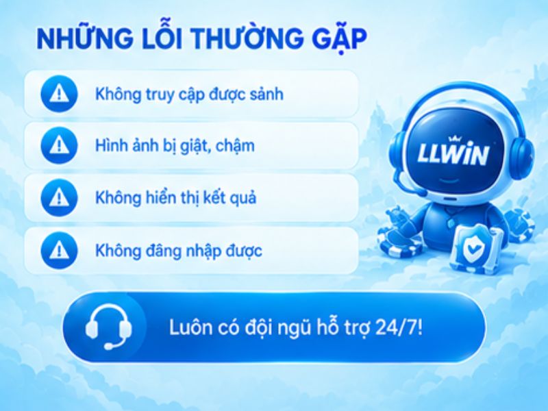 Những Lỗi Thường Gặp Khi Chơi Rồng Hổ LLWIN