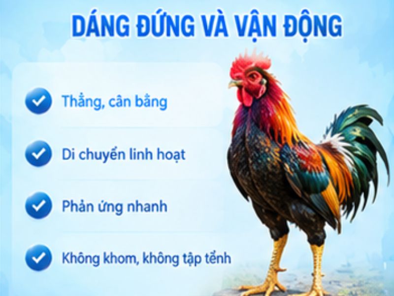 Quan sát dáng đứng và khả năng vận động